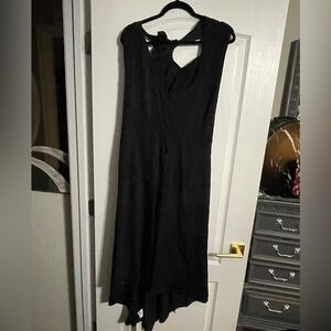 BloomChic Black Backless Dress